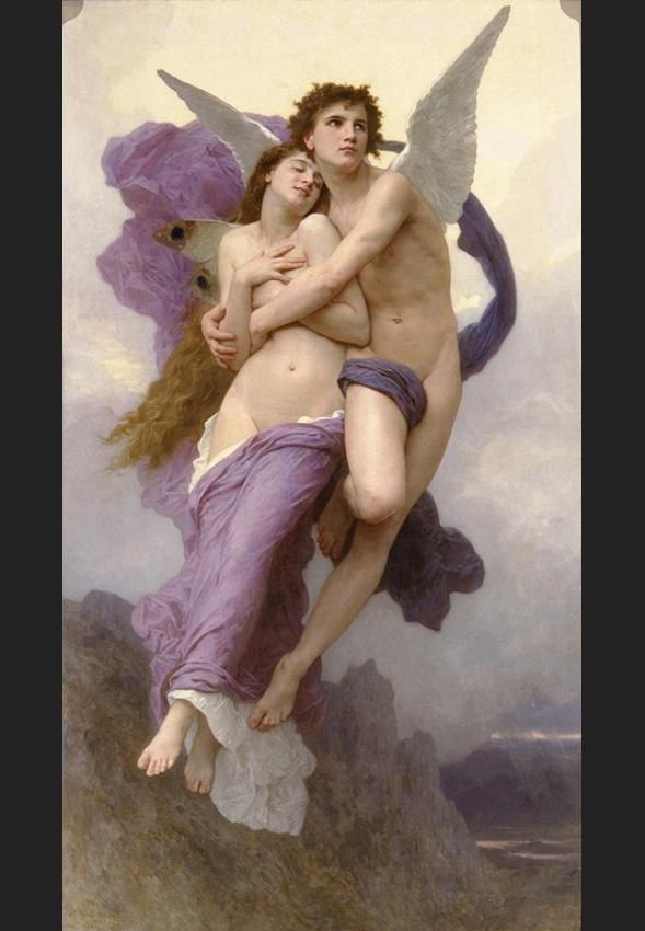 William Bouguereau The Rapture of Psyche